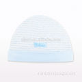 fresh style superior quality lable print stripe pure color funny knit baby cap